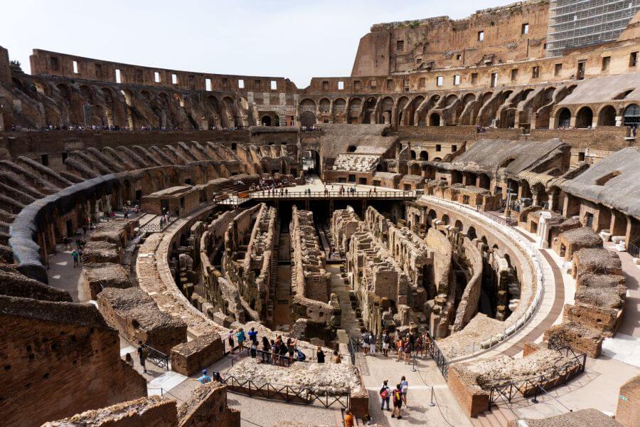 colosseum vedere interioară