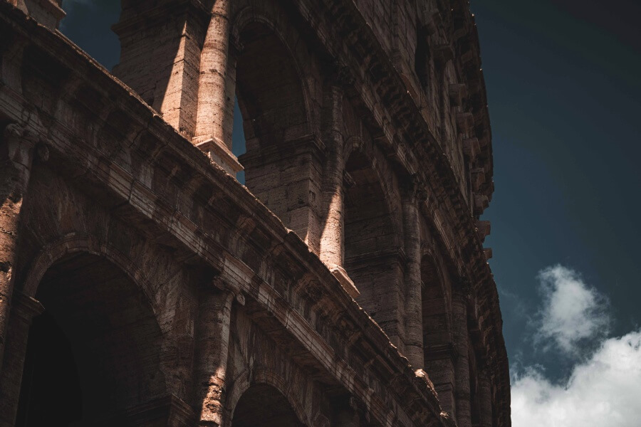 colosseum vedere de aproape a detaliilor