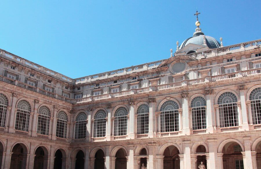 Palatul Regal din Madrid close-up